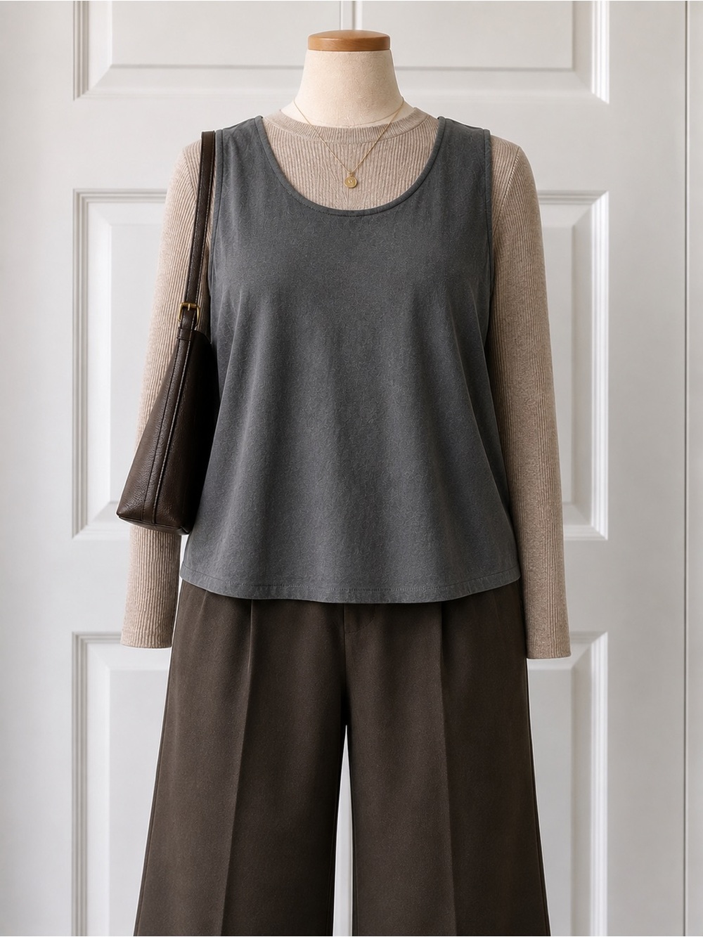 Vintage Harvé Benard 100% Linen Sleeveless Tunic Top Large (oversized)